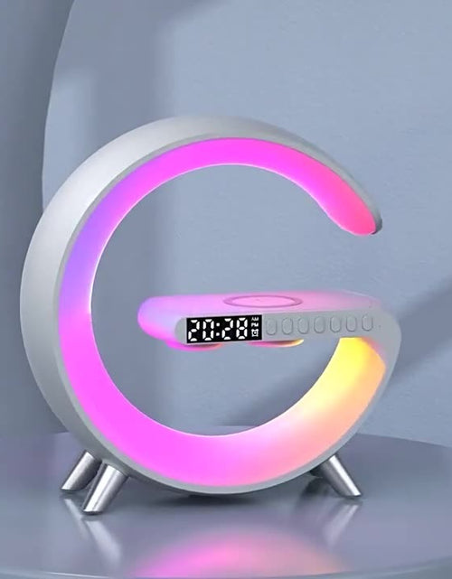 Load image into Gallery viewer, New Intelligent Bluetooth Speaker, Projection Lamp, Wireless, Rechargeable Bedside Night Light, Sunrise, Wake-Up Lamp, Polar Atmosphere Table Lamp