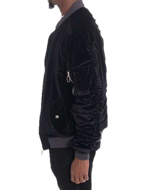 Load image into Gallery viewer, VELOUR BOMBER