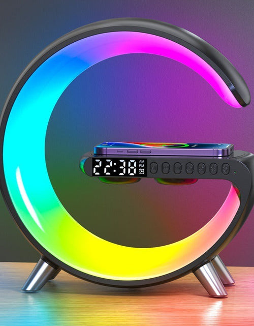 Load image into Gallery viewer, New Intelligent Bluetooth Speaker, Projection Lamp, Wireless, Rechargeable Bedside Night Light, Sunrise, Wake-Up Lamp, Polar Atmosphere Table Lamp