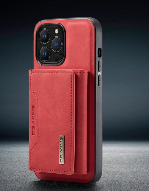 Load image into Gallery viewer, 2 In 1 Leather Wallet Cover Detachable Case with Card Holder for all iphone