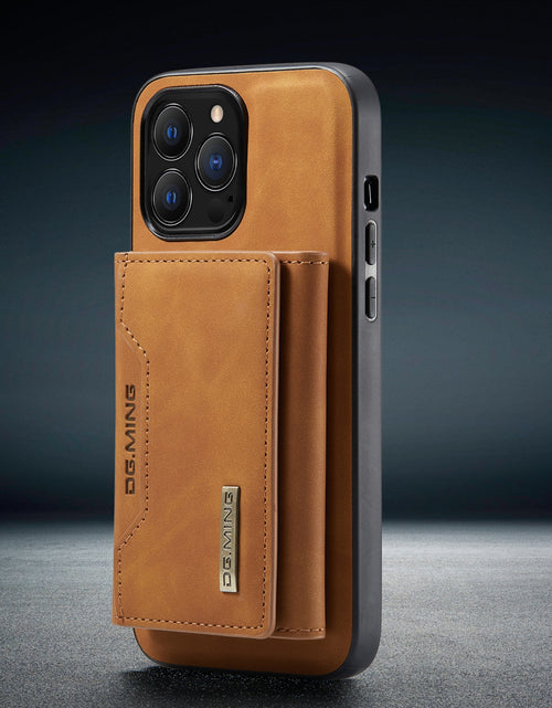 Load image into Gallery viewer, 2 In 1 Leather Wallet Cover Detachable Case with Card Holder for all iphone