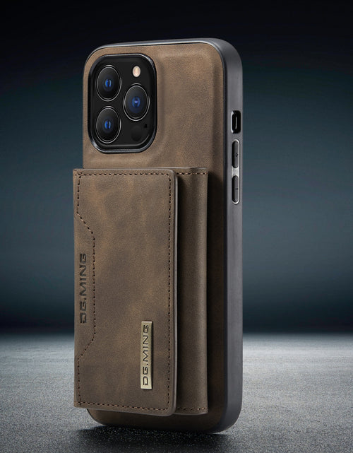 Load image into Gallery viewer, 2 In 1 Leather Wallet Cover Detachable Case with Card Holder for all iphone