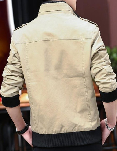 Load image into Gallery viewer, Mens Military Theme Short Jacket