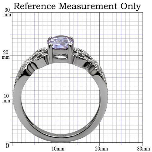 Load image into Gallery viewer, TK079 - High polished (no plating) Stainless Steel Ring with AAA Grade