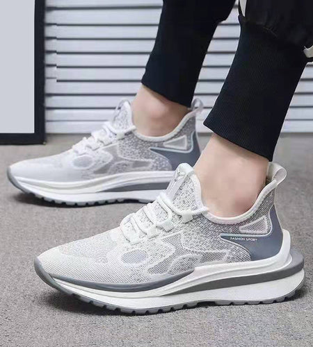 Mens Ultralight Sport Sneakers Breathable Mesh Upper Walking Trainer shoes