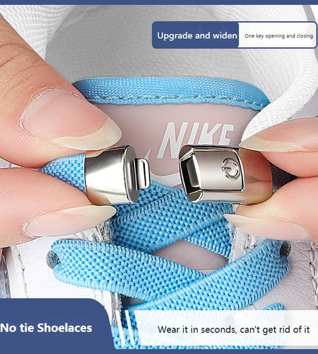 Press Lock Shoelaces without Ties