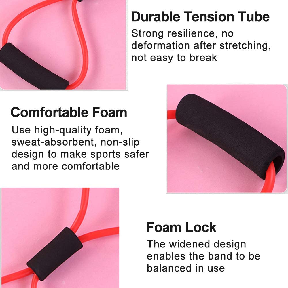 Figure-8 Resistance Band for Strength and Stability Exercises