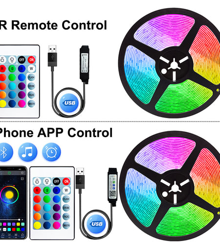 LED Strip Light USB Bluetooth RGB 5V LED