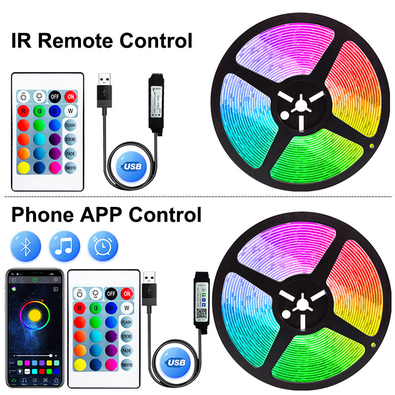 LED Strip Light USB Bluetooth RGB 5V LED