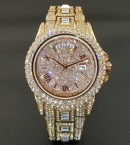 Multifunction Diamond Luxury Watches For Men