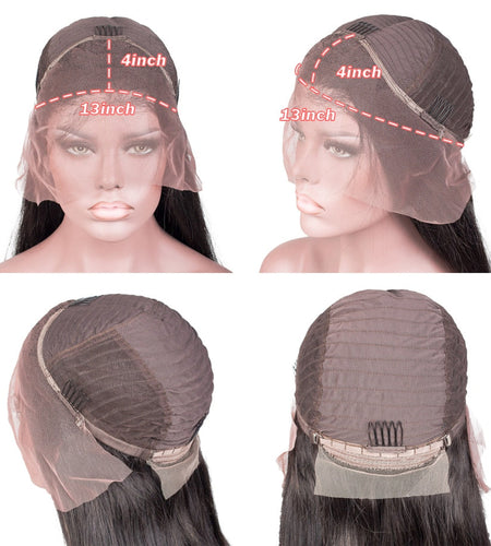 Water Wave Lace Front Wig Full Lace Front Human Hair Wigs 30 34 Inch HD Wet And Wavy Loose Deep Wave Frontal Wig