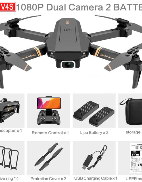 Load image into Gallery viewer, 4DRC V4 WIFI FPV Drone WiFi live video FPV 4K/1080P HD Wide Angle Camera Foldable Altitude Hold Durable RC Quadcopter
