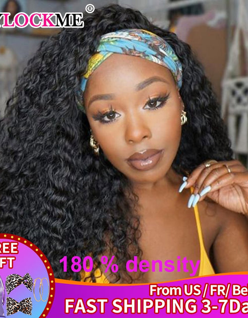 Load image into Gallery viewer, Human Hair Kinky Curly Human Hair Wigs For Women 180% Density
