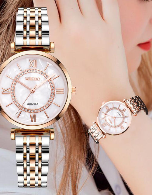 Load image into Gallery viewer, Luxury Crystal Women Bracelet Watches
