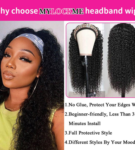 Human Hair Kinky Curly Human Hair Wigs For Women 180% Density
