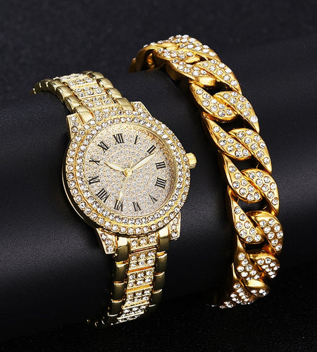 Diamond  Gold Wrist Watches