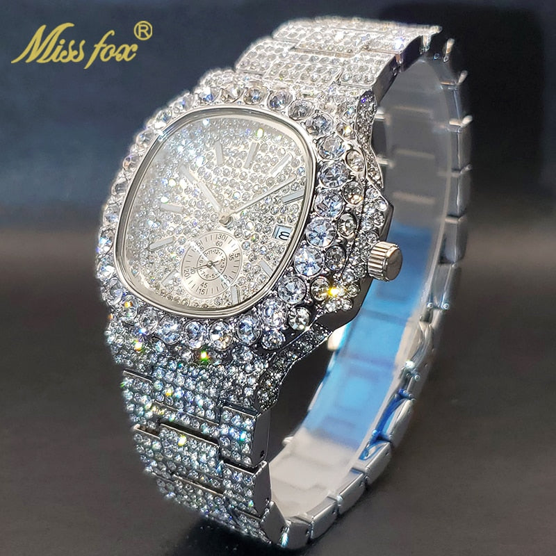 Multifunction Diamond Luxury Watches For Men