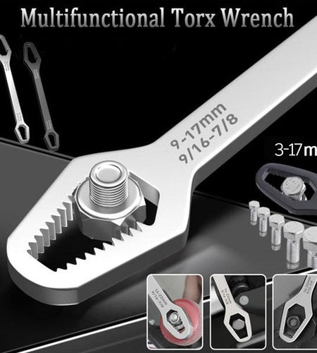 Torx Wrench Multi-Purpose Adjustable Self-Tightening Hand Tool