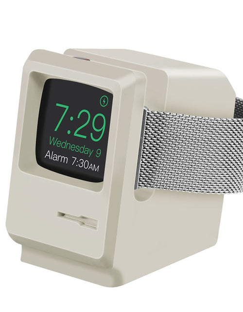 Load image into Gallery viewer, Retro Macintosh 1984 Apple Watch Charging Station
