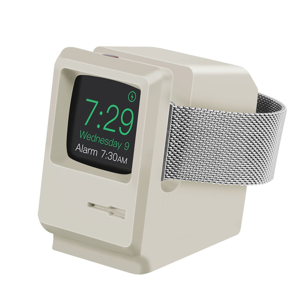 Retro Macintosh 1984 Apple Watch Charging Station