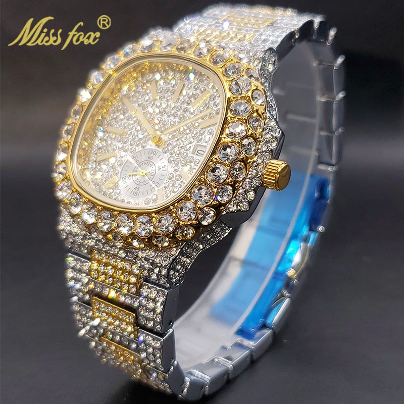 Multifunction Diamond Luxury Watches For Men