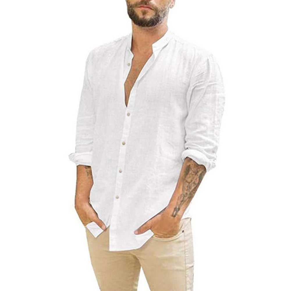 Honshu linen button down shirt