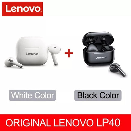 Load image into Gallery viewer, Original Lenovo LP40 wireless headphones TWS Bluetooth Earphones Touch Control Sport Headset Stereo Earbuds For Phone Android
