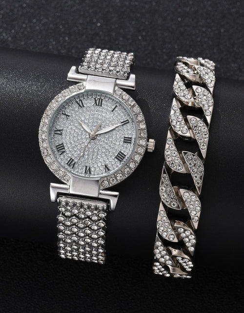 Load image into Gallery viewer, Diamond  Gold Wrist Watches
