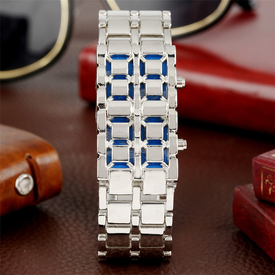 Unique Creative Lava Led Waterproof Trendy Women Men &#39;s Watch Men&#39;s Bracelet Couple Retro Men&#39;s Watch