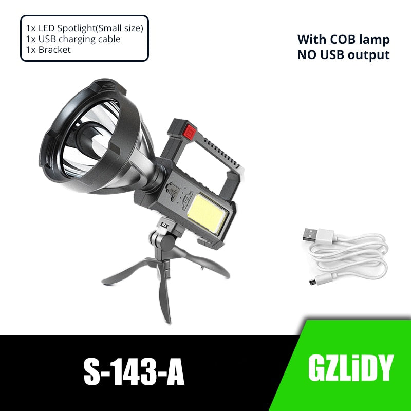 Led rechargeable torch light