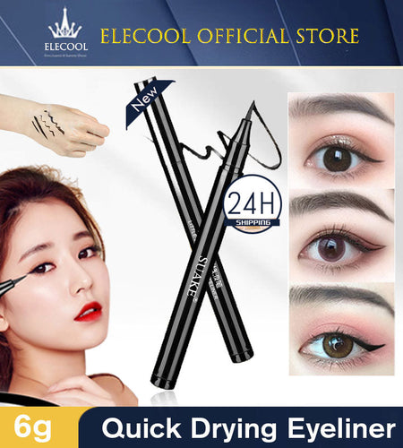 Quick-Drying Waterproof Liquid Eyeliner in Jet Black