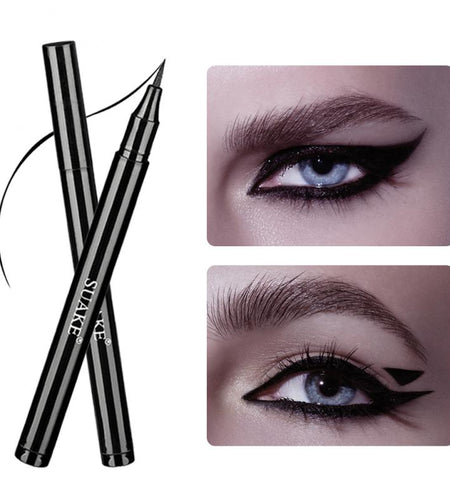 Quick-Drying Waterproof Liquid Eyeliner in Jet Black