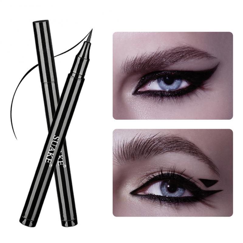 Quick-Drying Waterproof Liquid Eyeliner in Jet Black