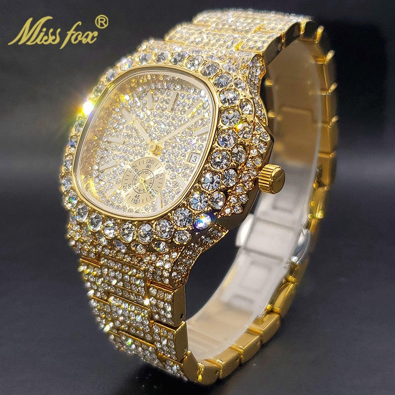 Multifunction Diamond Luxury Watches For Men