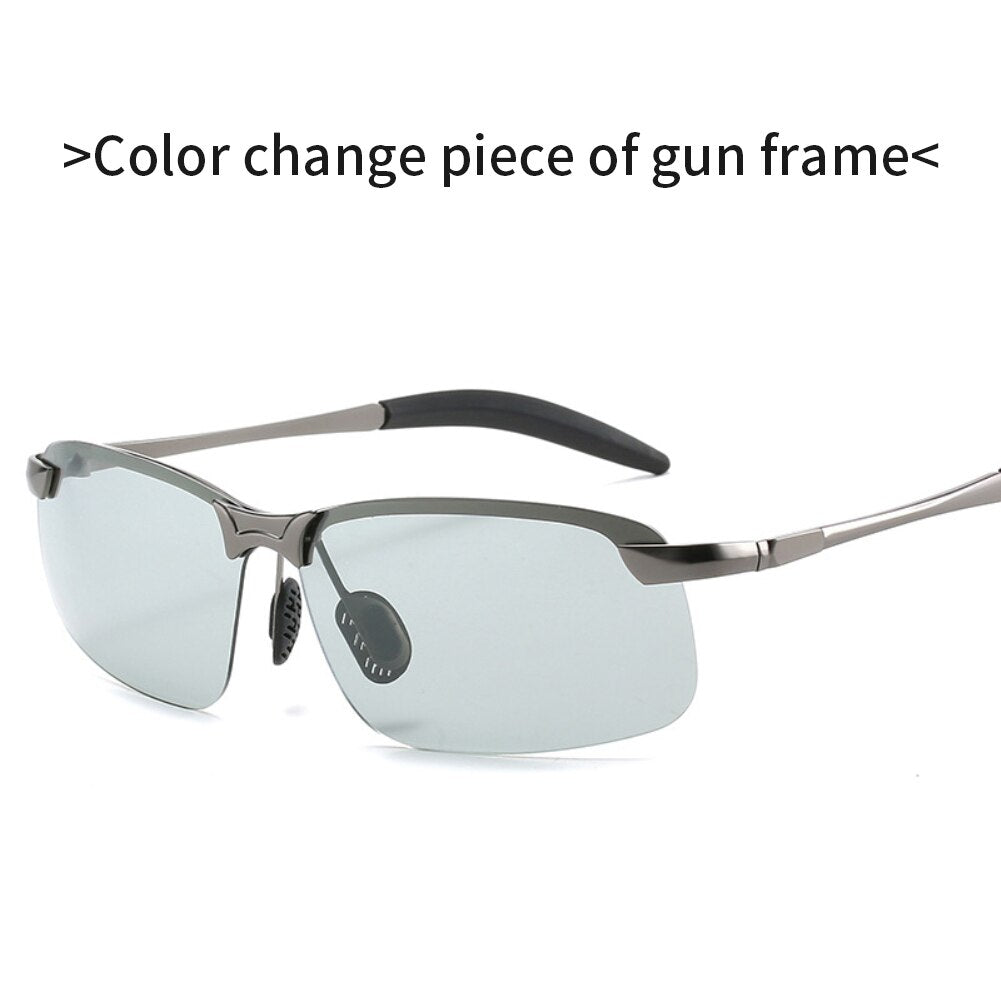 Color-Changing Polarized Sunglasses Men 'S Night Vision Sunglasses 3043 Outdoor Riding Day And Night Driving Sunglasses