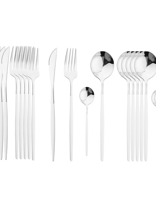 Load image into Gallery viewer, 24pcs Stainless Steel Cutlery Set
