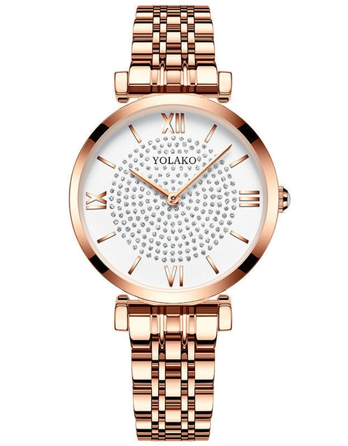 Load image into Gallery viewer, Luxury Crystal Women Bracelet Watches
