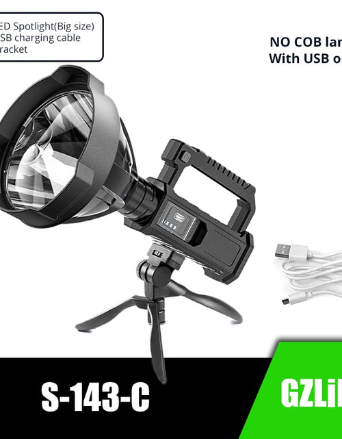 Load image into Gallery viewer, Led rechargeable torch light
