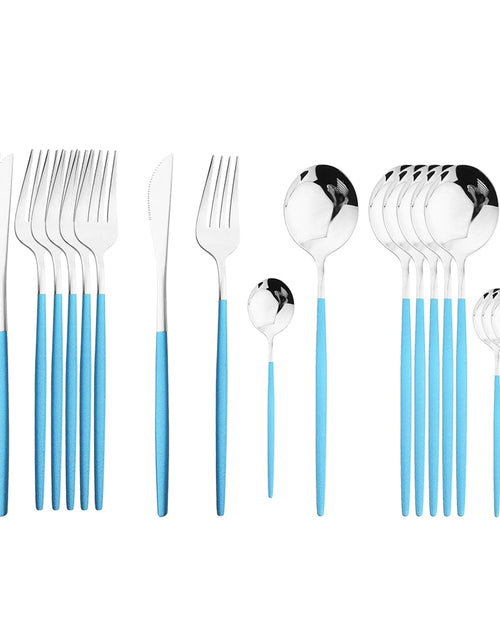 Load image into Gallery viewer, 24pcs Stainless Steel Cutlery Set
