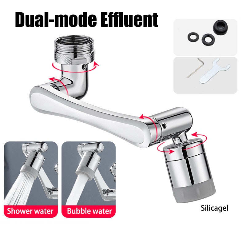 Universal 1080 Degree Rotatable Faucet Aerator Extender