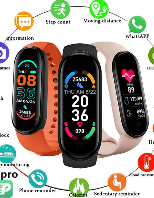 Load image into Gallery viewer, Fitness Tracker Smart Bracelet
