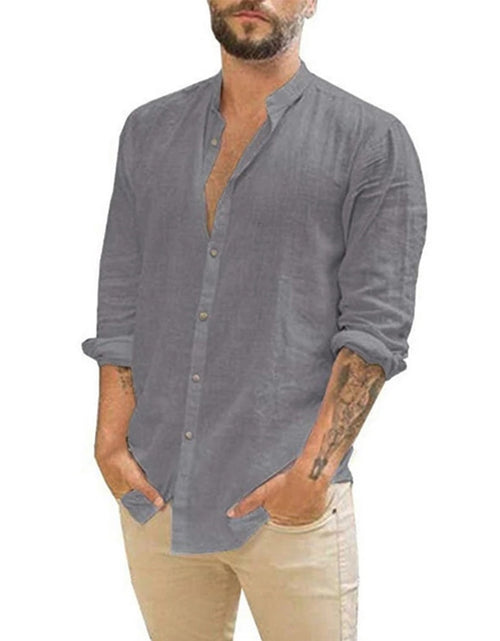 Load image into Gallery viewer, Honshu linen button down shirt
