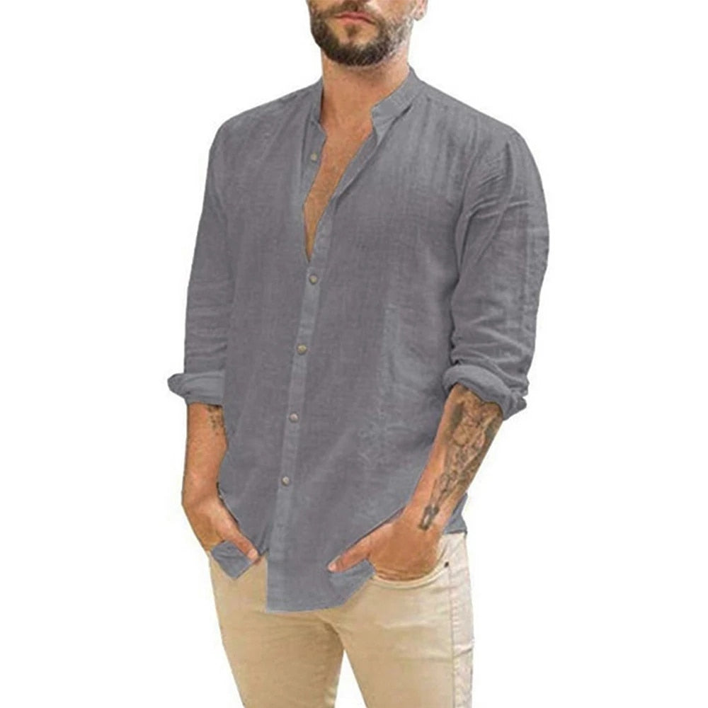 Honshu linen button down shirt