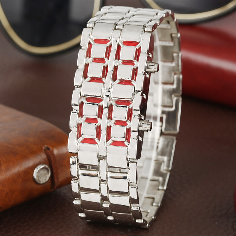 Unique Creative Lava Led Waterproof Trendy Women Men &#39;s Watch Men&#39;s Bracelet Couple Retro Men&#39;s Watch