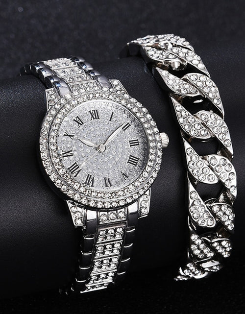 Load image into Gallery viewer, Diamond  Gold Wrist Watches
