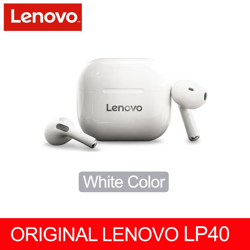 Original Lenovo LP40 wireless headphones TWS Bluetooth Earphones Touch Control Sport Headset Stereo Earbuds For Phone Android