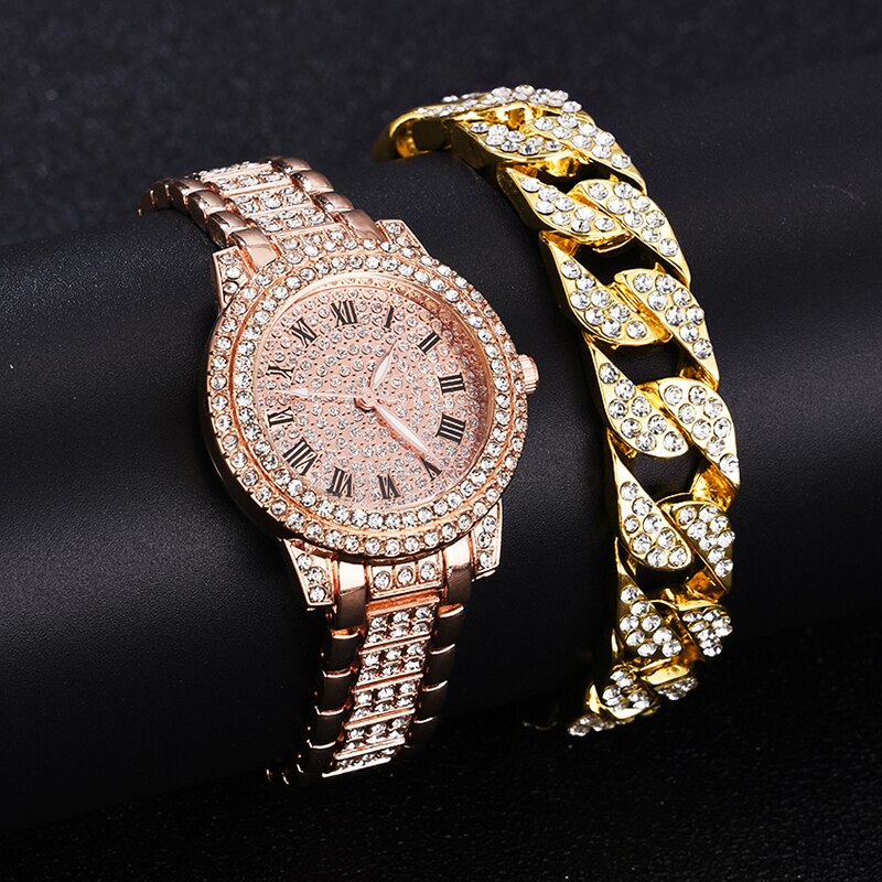 Diamond  Gold Wrist Watches