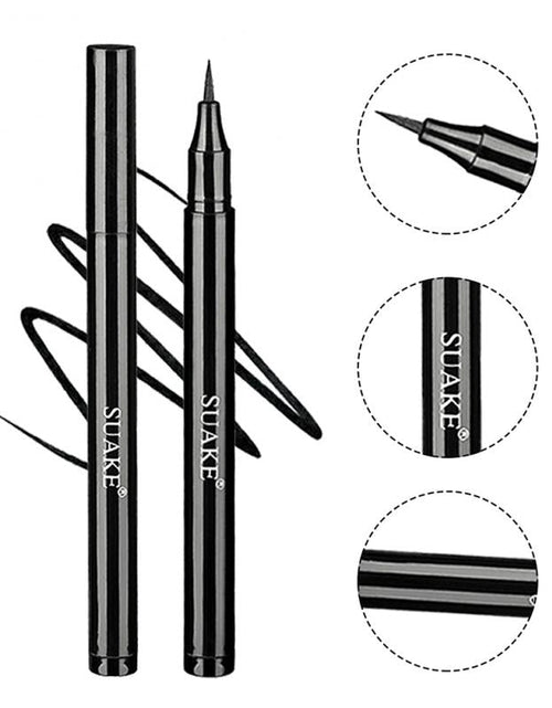 Load image into Gallery viewer, Quick-Drying Waterproof Liquid Eyeliner in Jet Black
