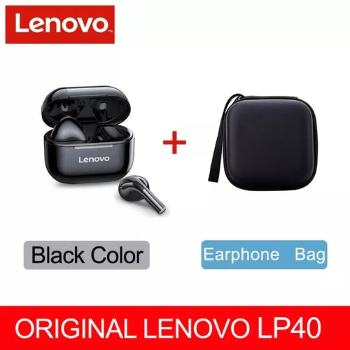 Load image into Gallery viewer, Original Lenovo LP40 wireless headphones TWS Bluetooth Earphones Touch Control Sport Headset Stereo Earbuds For Phone Android
