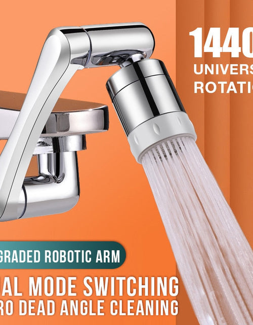 Load image into Gallery viewer, Universal 1080 Degree Rotatable Faucet Aerator Extender
